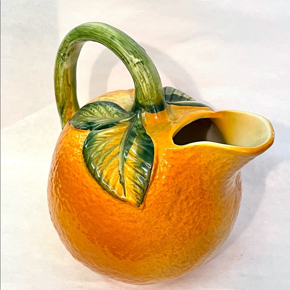 Orange Shaped Juice Pitcher Made in Italy